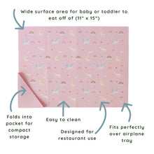 Load image into Gallery viewer, Unicorn Silicone Foldable Placemat