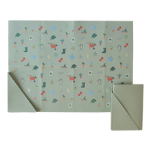 Load image into Gallery viewer, Veggie Garden Silicone Foldable Placemat