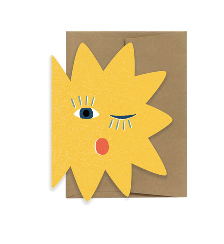 Sun Wink Card