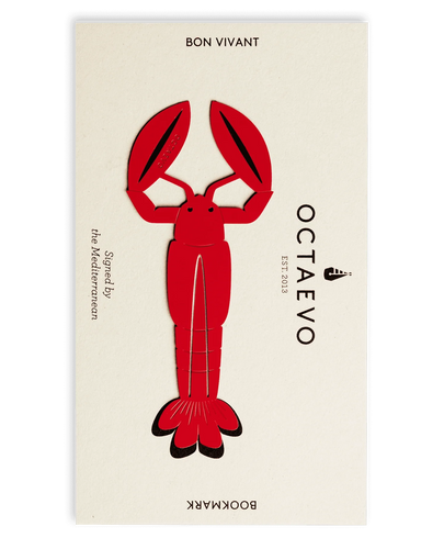 Lobster Bookmark Red