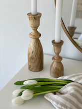 Load image into Gallery viewer, Wood Taper Candle Holder