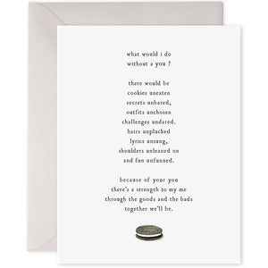 What Would I Do Without You Card