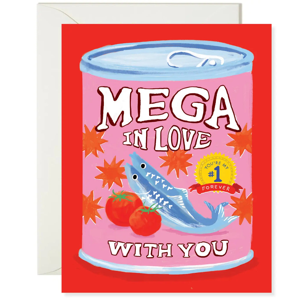 Mega in Love Card