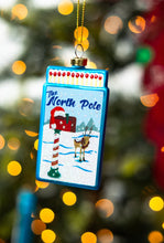 Load image into Gallery viewer, North Pole Matchbook Ornament