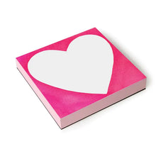 Load image into Gallery viewer, Big Heart Chunky Notepad