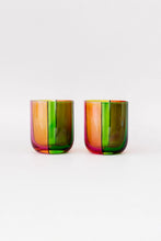 Load image into Gallery viewer, Low Ball Colorblock Glass
