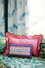 Load image into Gallery viewer, Control Freak Needlepoint Pillow