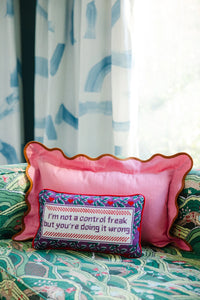 Control Freak Needlepoint Pillow