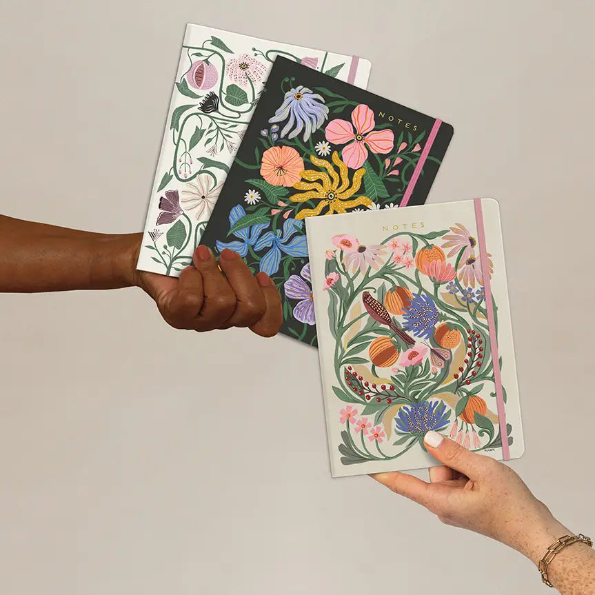 Flora & Fauna Notebook Trio