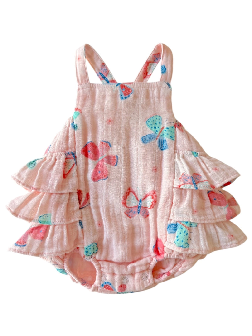 Butterflies Ruffle Sunsuit