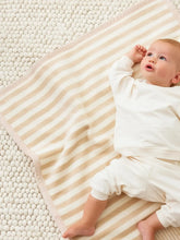 Load image into Gallery viewer, Sweet Pea Stripe Mini Blanket, Oak