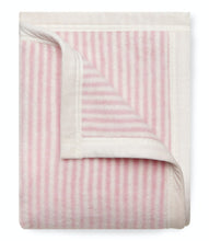 Load image into Gallery viewer, Sweet Pea Stripe Mini Blanket, Blush