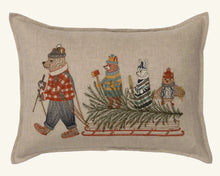 Load image into Gallery viewer, Christmas Tree Sled Pillow