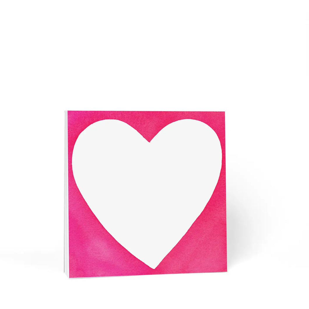 Big Heart Chunky Notepad