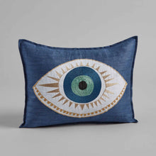 Load image into Gallery viewer, Evil Eye Applique Pillow