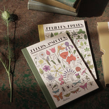Load image into Gallery viewer, Set of Two Notebooks, Fleurs et Feuilles