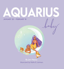 Load image into Gallery viewer, Zodiac Baby Book Aquarius