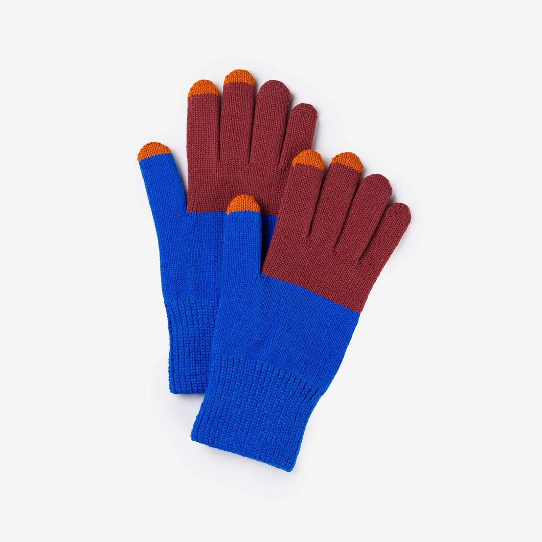 Colorblock Touchscreen Gloves (10 colors)