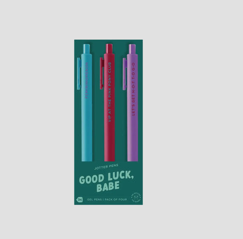 Good Luck Babe Jotters Set of 3
