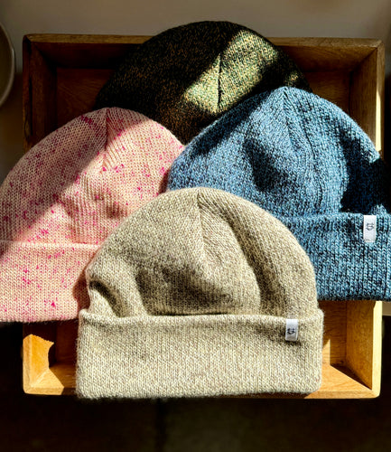 Melange Ragg Wool Beanie (4 colors)