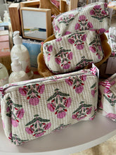 Load image into Gallery viewer, Marigold Block Print Pouch (2 Colors)