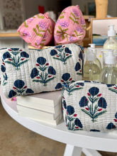 Load image into Gallery viewer, Marigold Block Print Pouch (2 Colors)