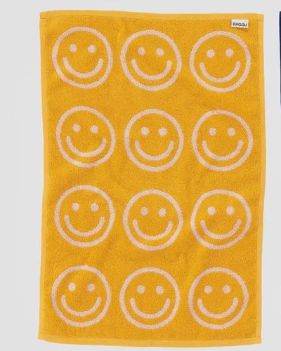 Happy Hand Towel, Marigold