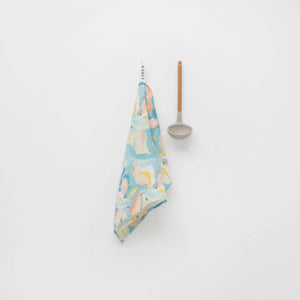 Iris Pastel Tea Towel