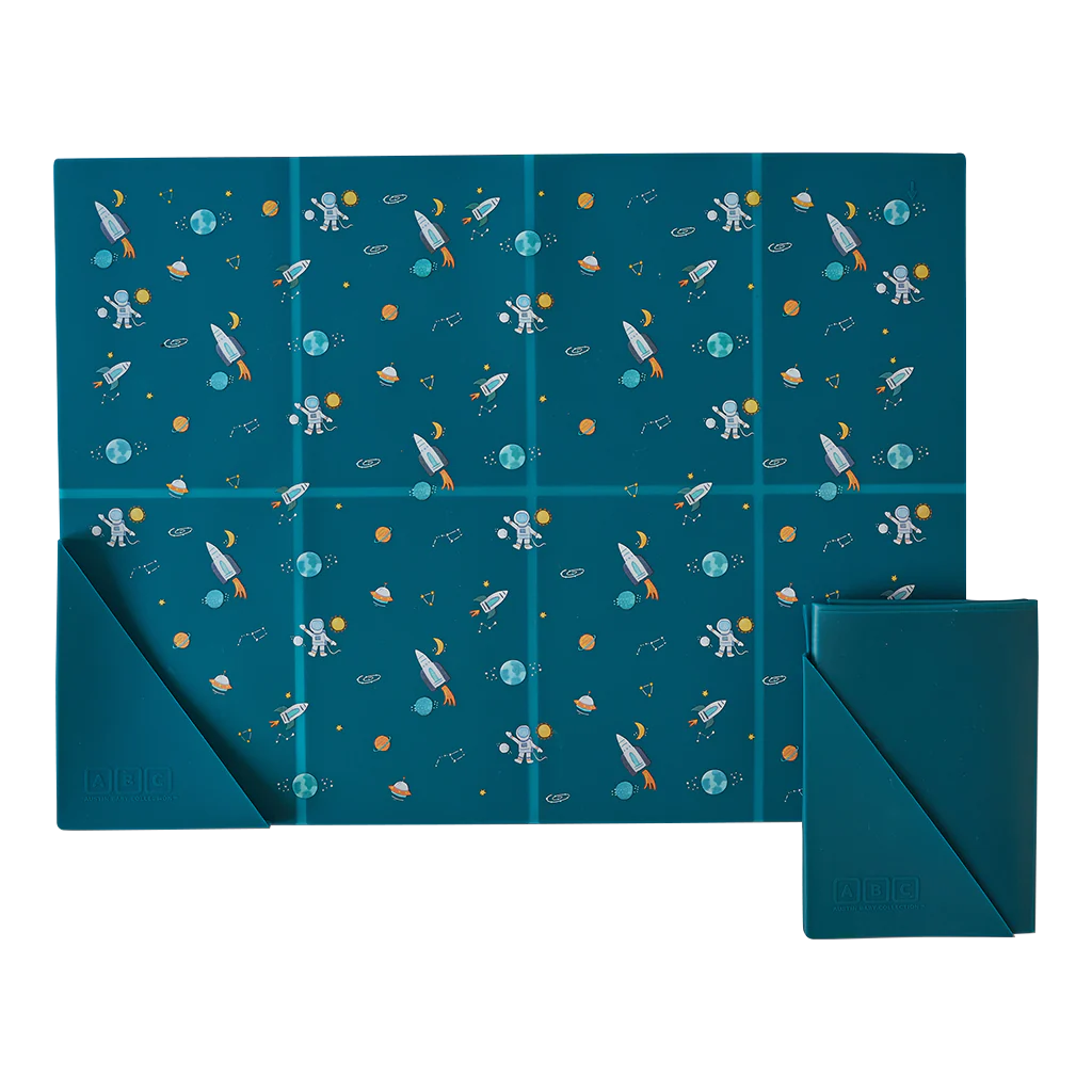 Space Galaxy Silicone Foldable Placemat