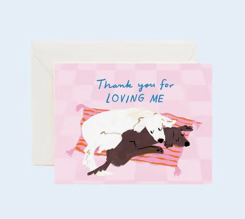 Snuggle Love Dogs Card