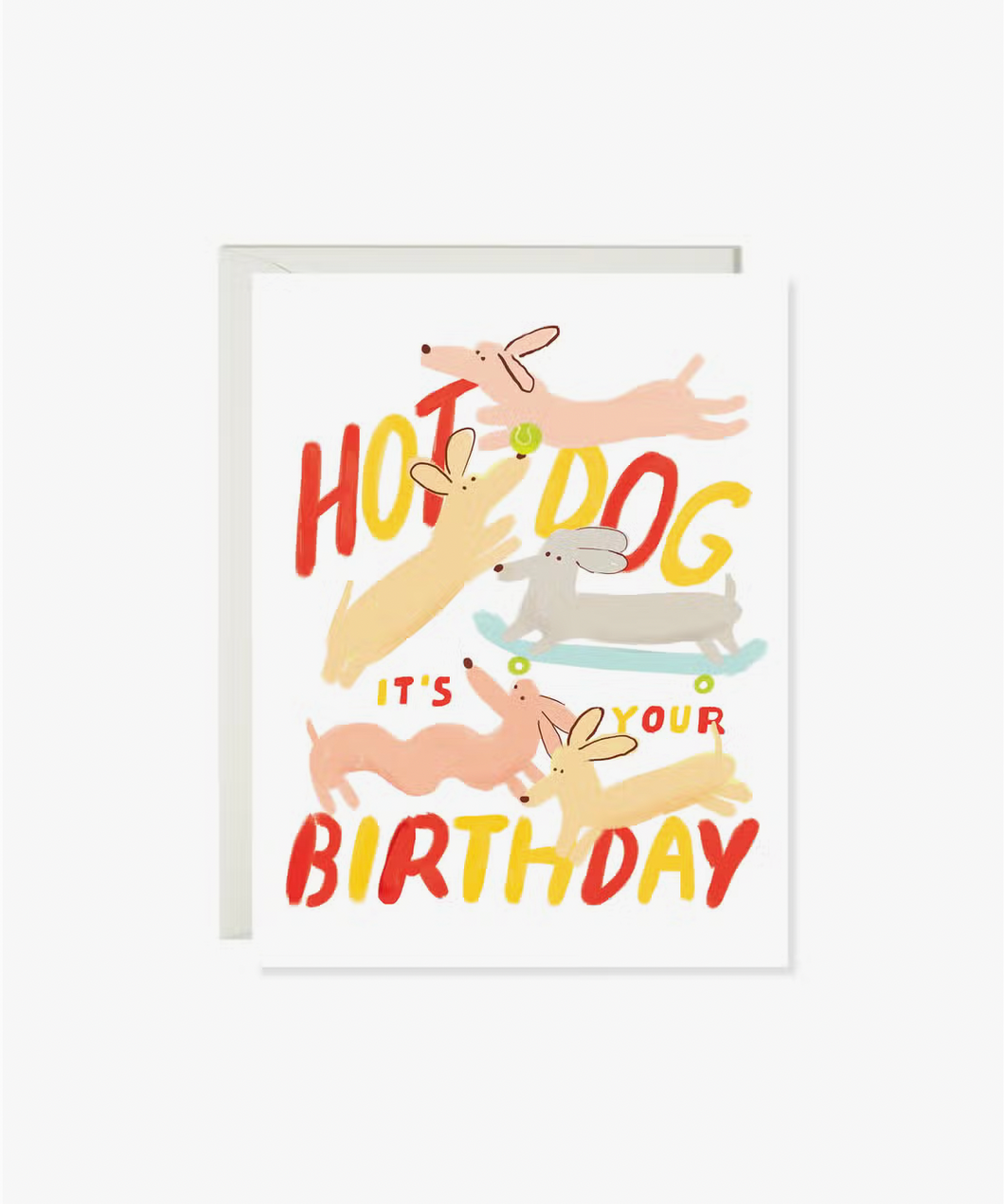 Hot Dog Birthday Card