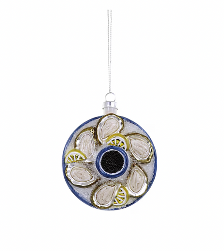 Plated Oysters Ornament