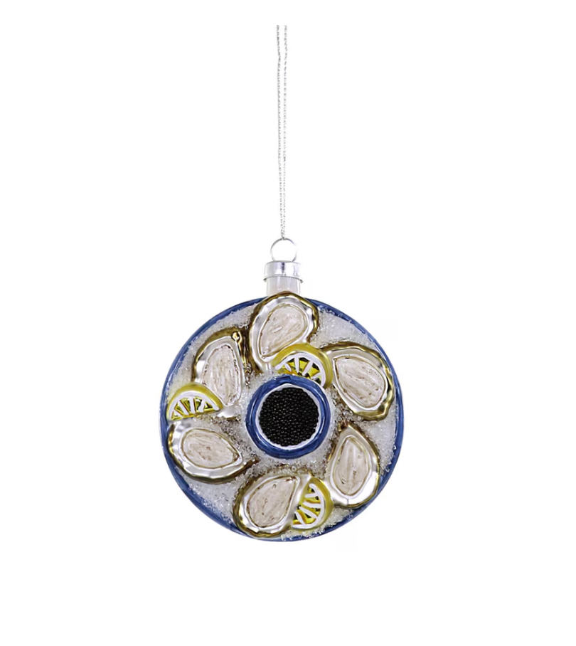 Plated Oysters Ornament