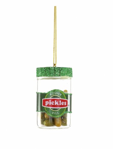 Kosher Dill Pickle Jar Ornament