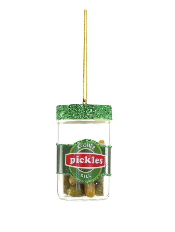 Kosher Dill Pickle Jar Ornament
