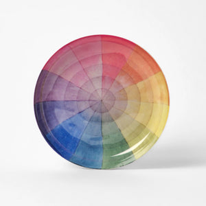Color Wheel Enamel Tray