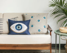 Load image into Gallery viewer, Evil Eye Applique Pillow