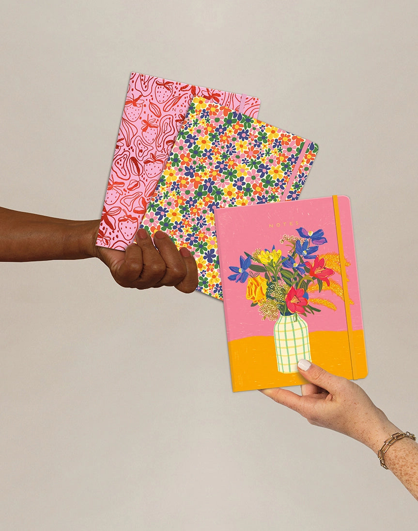 Vase Floral Notebook Set