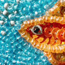 Load image into Gallery viewer, Beaded Goldfish Ornament
