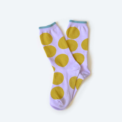 Big Dot Lavender Socks
