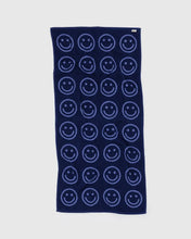 Load image into Gallery viewer, Happy Bath Towel, Blue