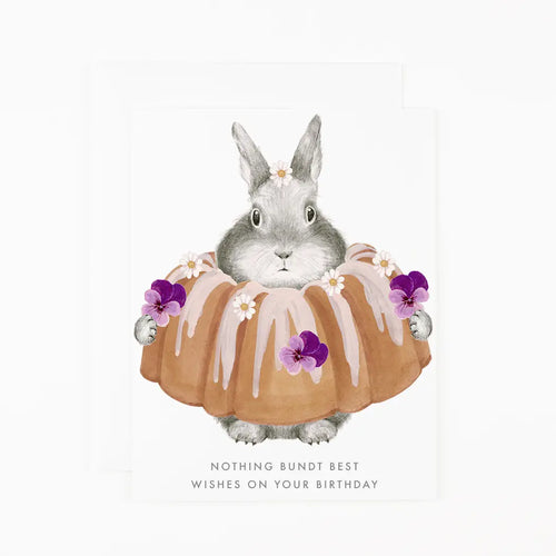 Bundt Cake Bunny Card