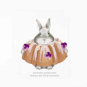 Bundt Cake Bunny Card