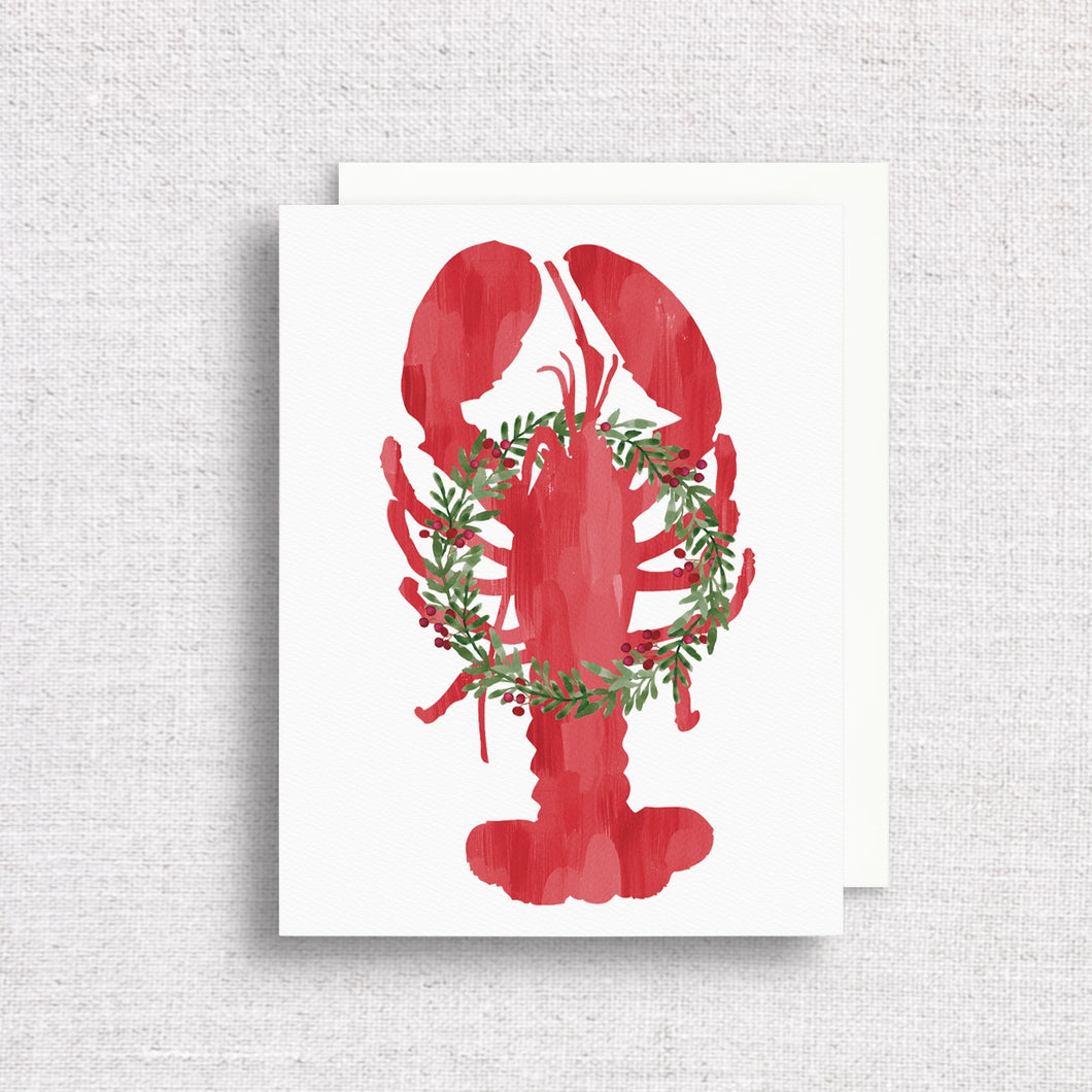 Holiday Lobster Card