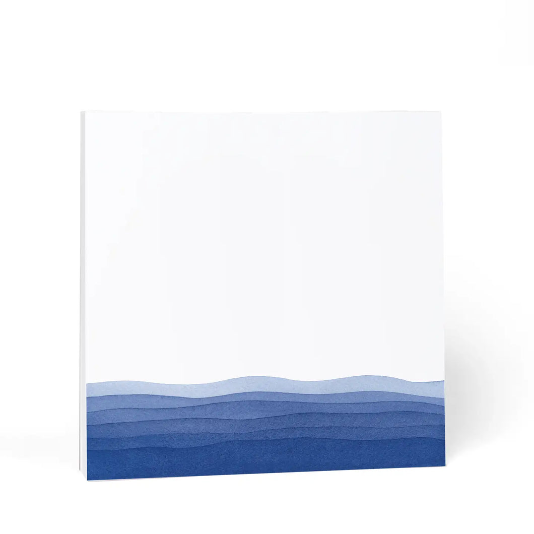 Blue Waves Giant Desk Pad