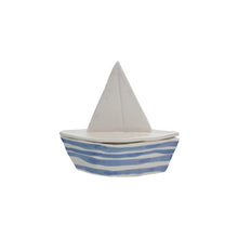 Load image into Gallery viewer, Ceramic Sailboat Box