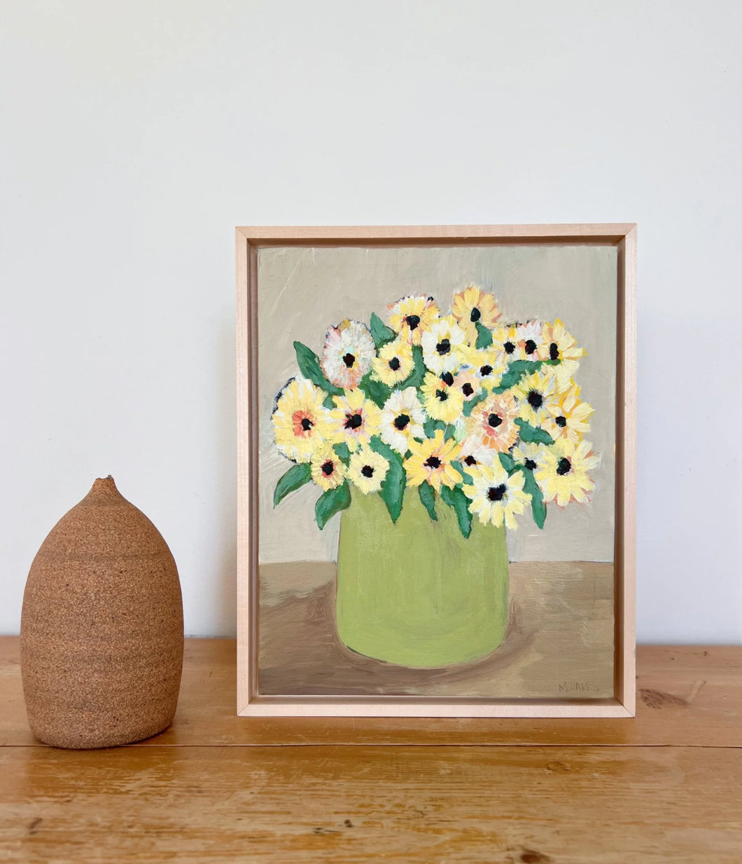 Florals IV by Martha Oakes Original 9x11