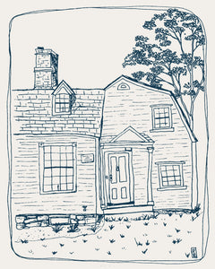 Homes of New England - Gambrel