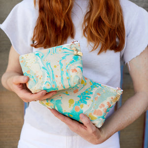 Marbled Zip Pouch