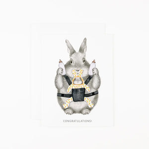 New Parent Bunny Card